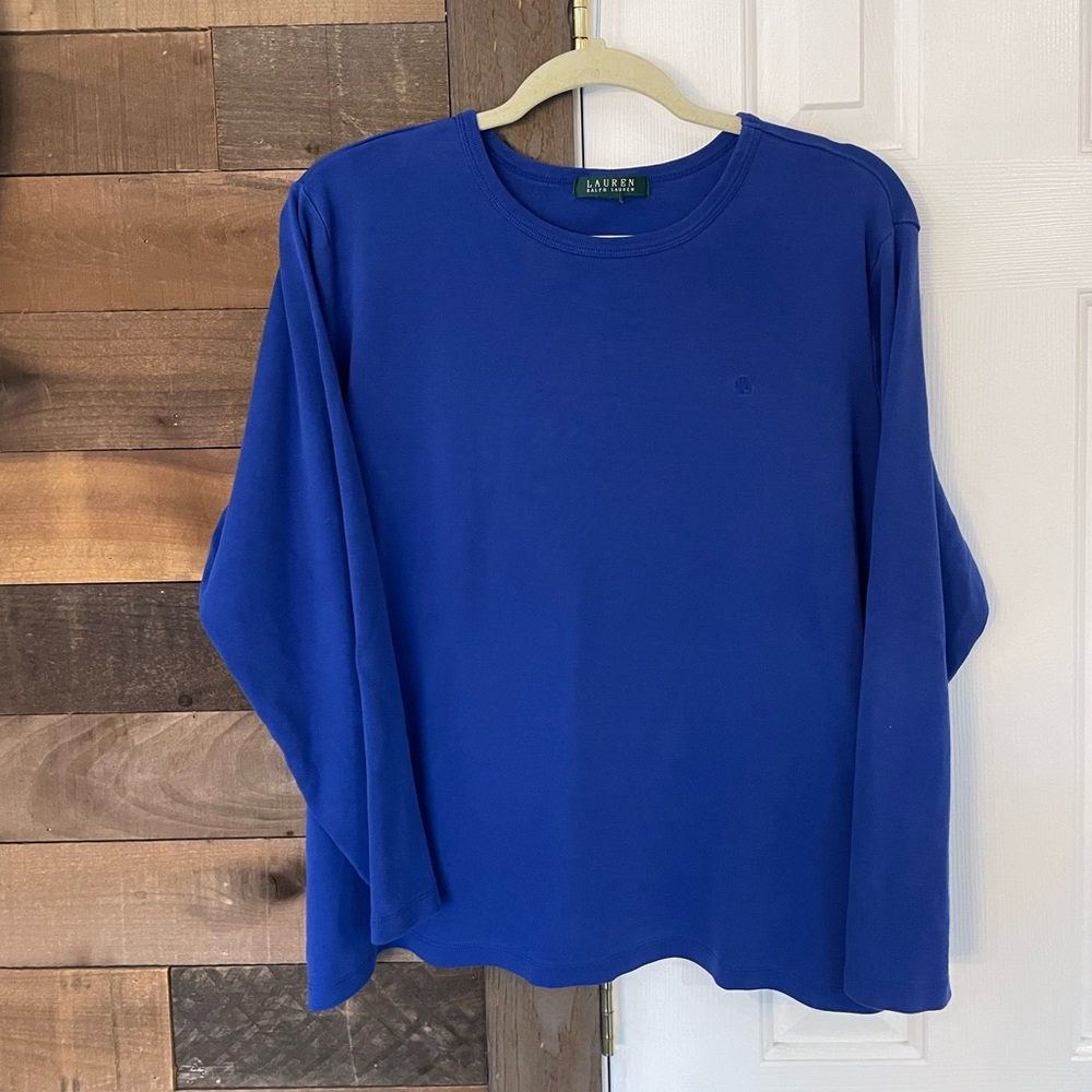 Ralph Lauren Royal Blue Top - Picture 3 of 4
